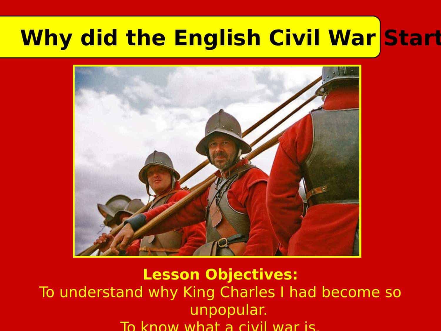 causes of the english civil war ks3 essay