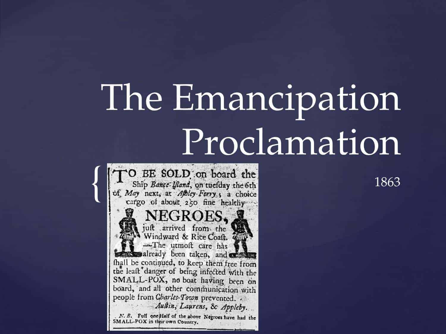 The Emancipation Proclamation Order Ks3 Powerpoint Lesson Plan