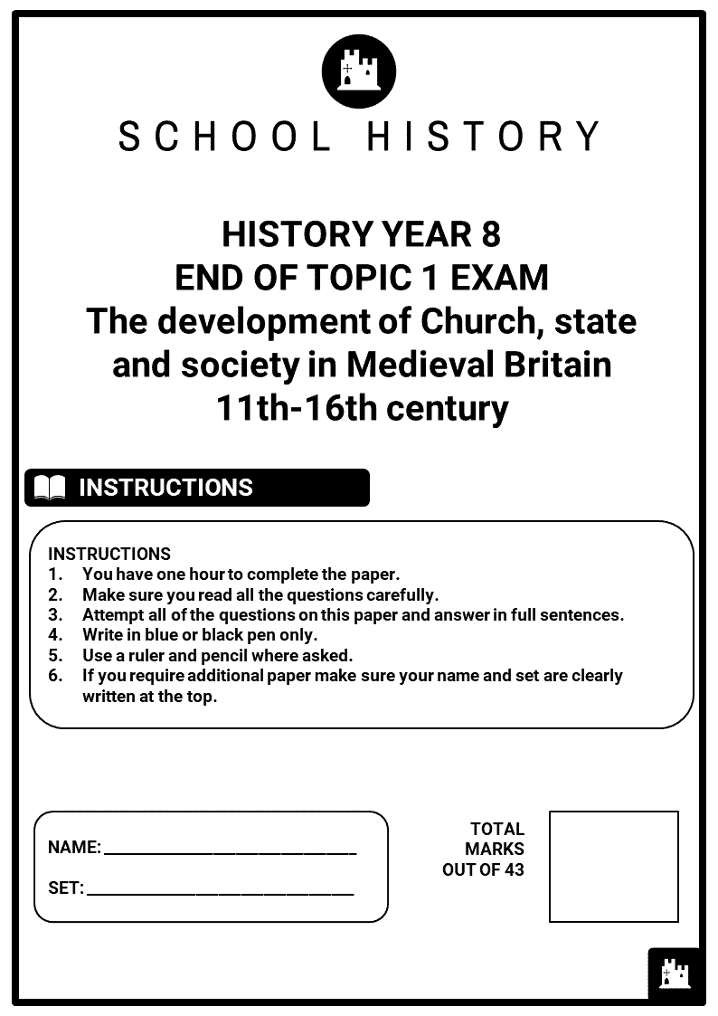 year 8 history practice examination ks3 teacher resource