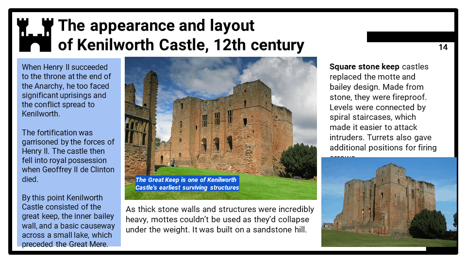 2G_ Historic Environment Kenilworth Castle, c.1125-1660, Presentation 2