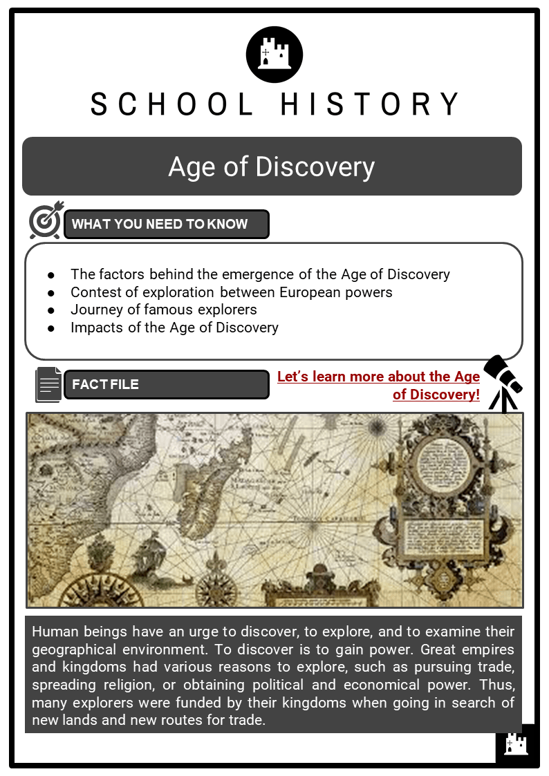 Age of Discovery Facts, Worksheets, Impact, Summary & Outcomes With Age Of Exploration Worksheet