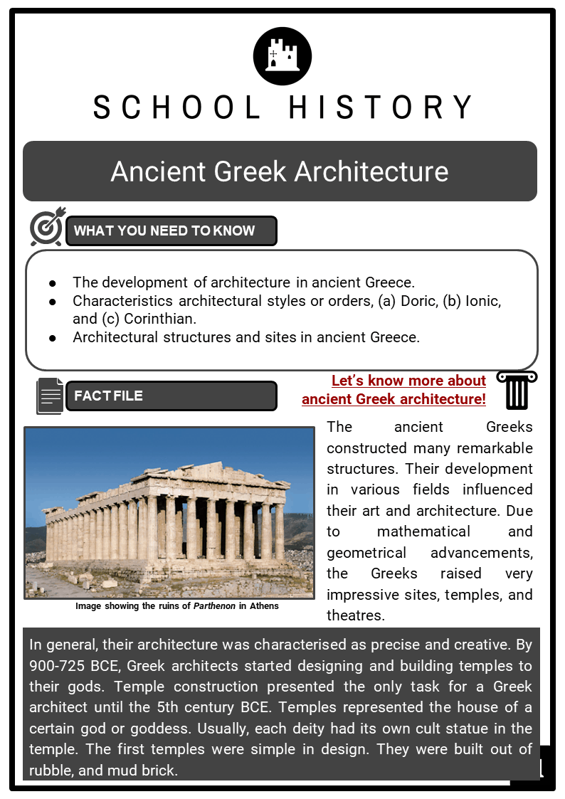 Ancient Greek Architecture Resource Collection 1