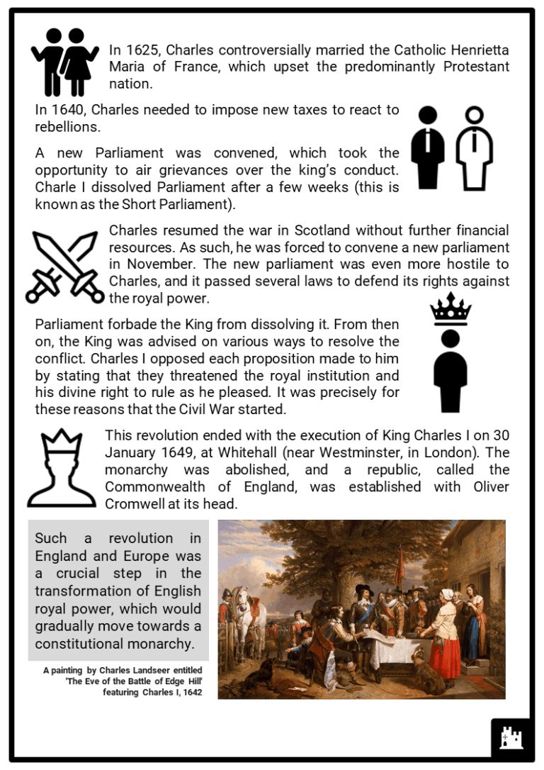English Civil War Facts, Worksheets & Historical Context For Kids