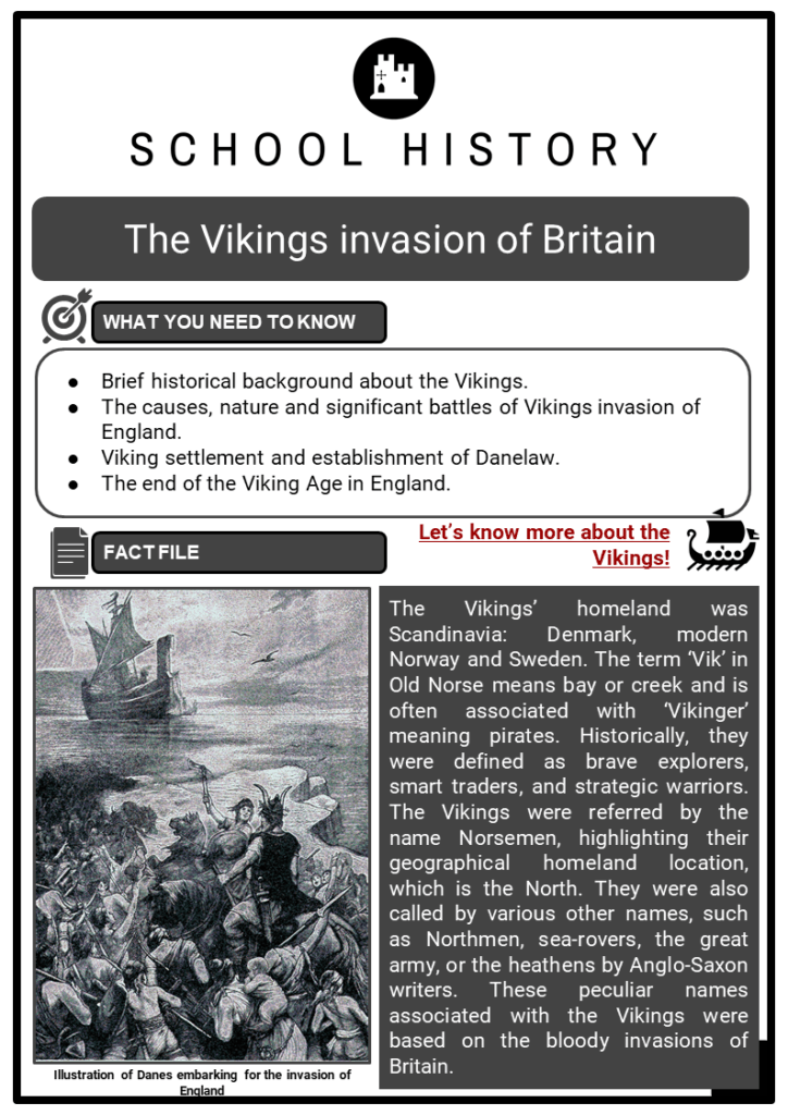 The Vikings invasion of Britain Resource Collection 1
