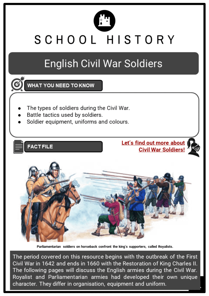 English Civil War Worksheets KS3 KS4 Lesson Resources