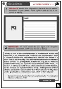 Abolitionist Movement Facts, Worksheets, Emancipation, Impact, Outcome