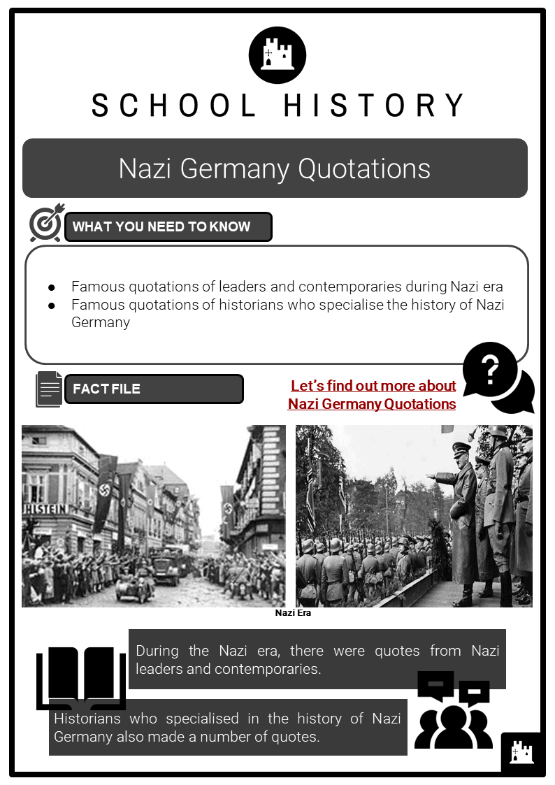 Nazi Germany Quotations Resource Collection 1