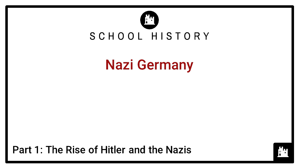 Nazi Germany Course_Part 1_The Rise of Hitler and the Nazis