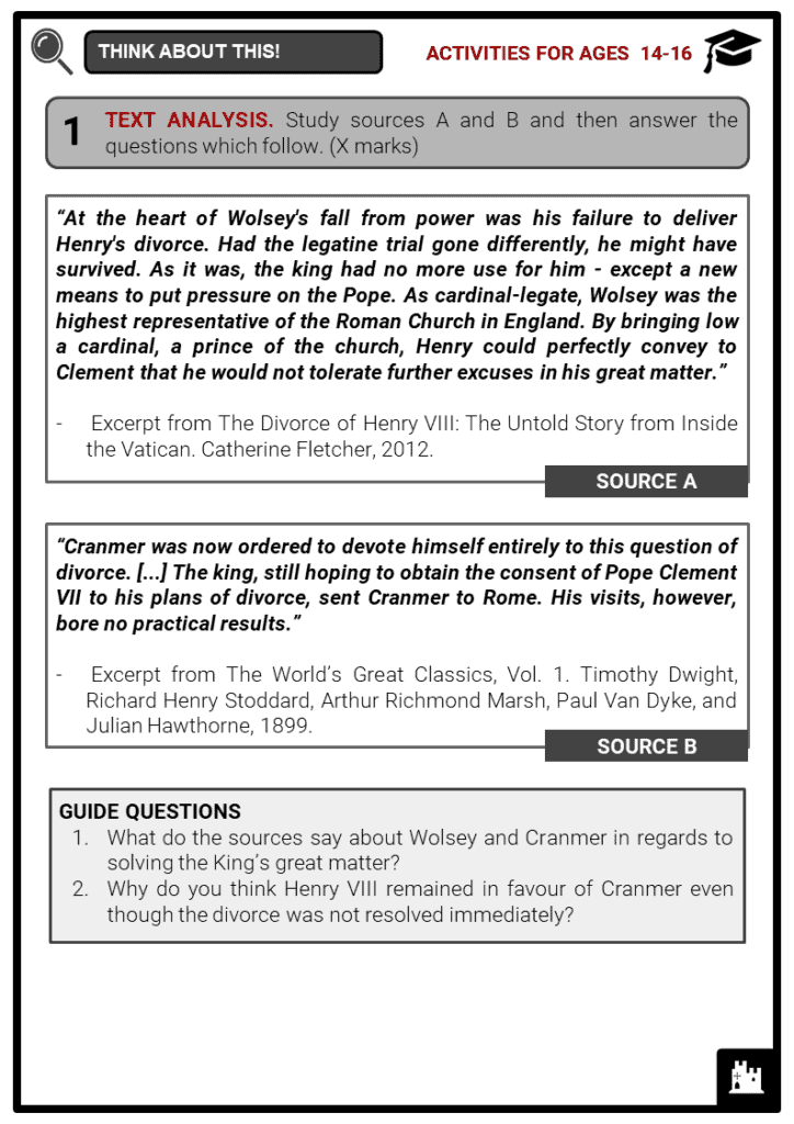 Thomas Cranmer Student Activities & Answer Guide 3