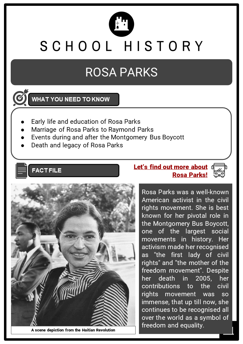 rosa parks english short biography