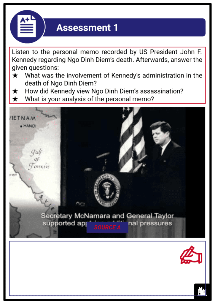 A Level John F. Kennedy and the New Frontier, 1960-1963 Assessment 2