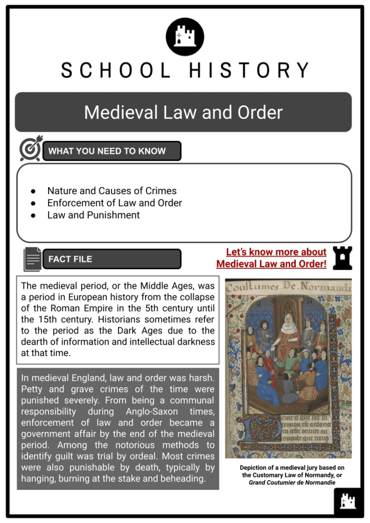 Medieval Law and Order Resource 1