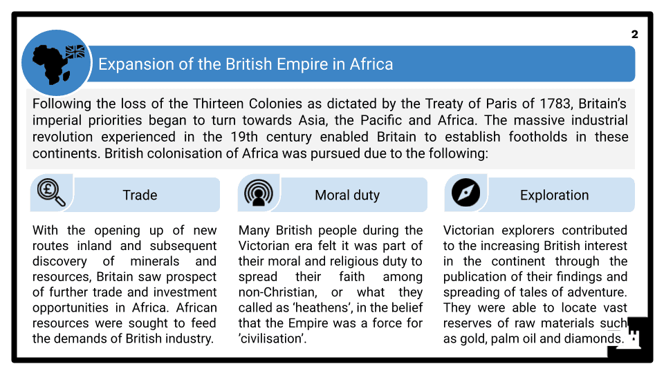 Africa and the British Empire, c.1857-1914
