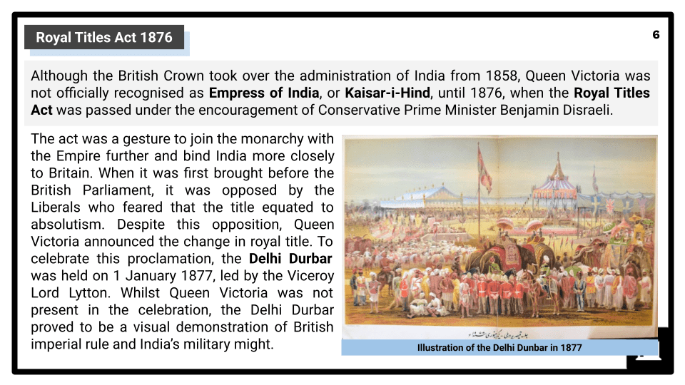 Level India, 1857-1948