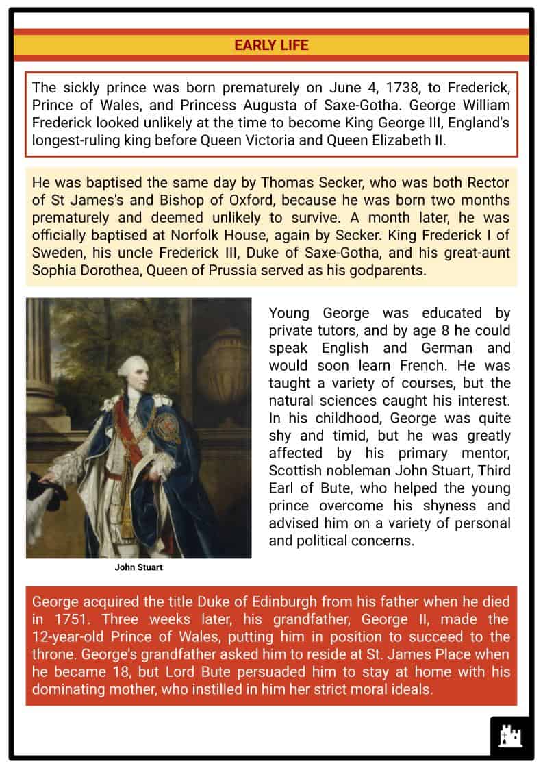 George III of England, Ascension, American Revolution, Illness and Death