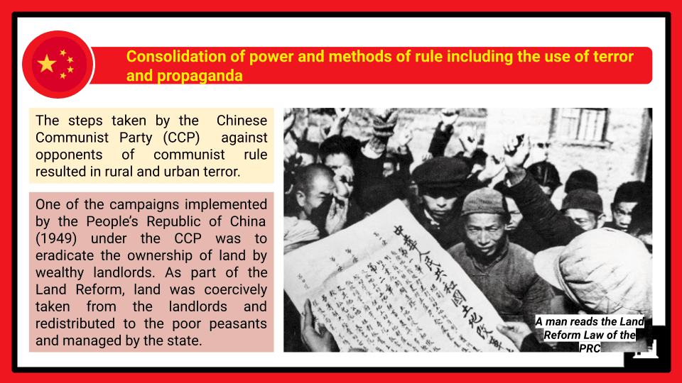 A Level Consolidation of Mao’s rule, 1946-1952 Presentation 3