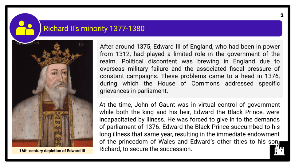A Level Richard II, 1377-1399 Presentation 1