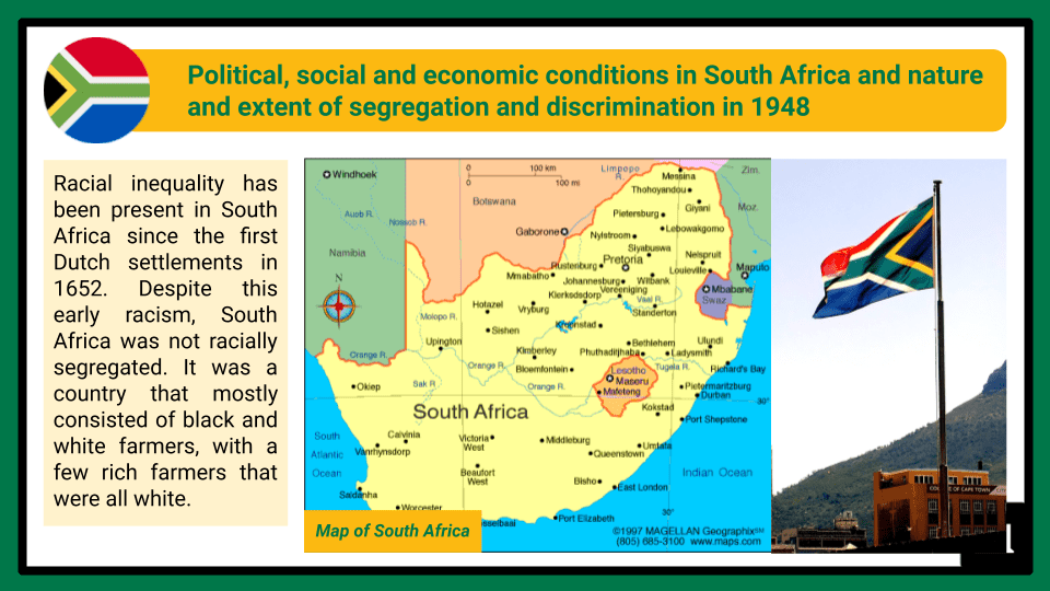 A Level The development of the apartheid system and resistance, 1948-68 Presentation 1