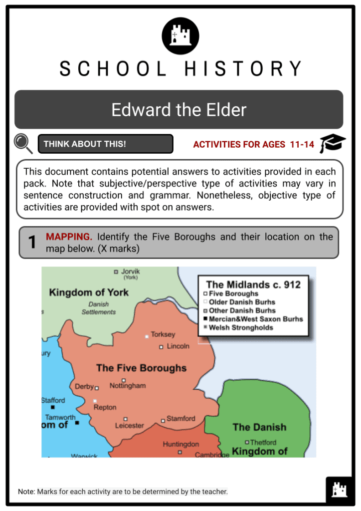 Edward the Elder Activity & Answer Guide 2