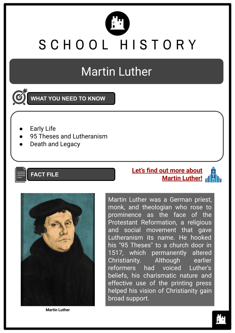 martin luther reformation facts