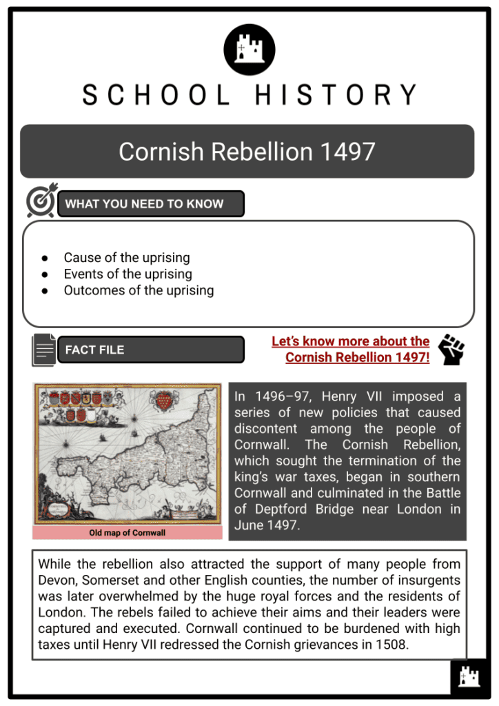 Cornish Rebellion 1497 Resource 1