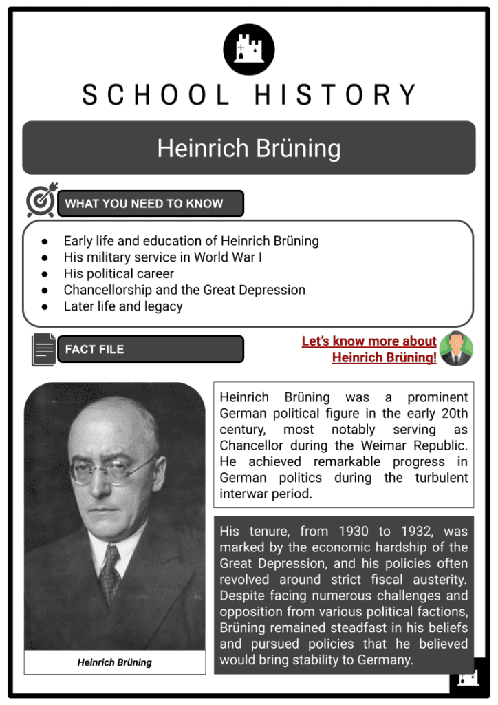 Heinrich Brüning Resource 1