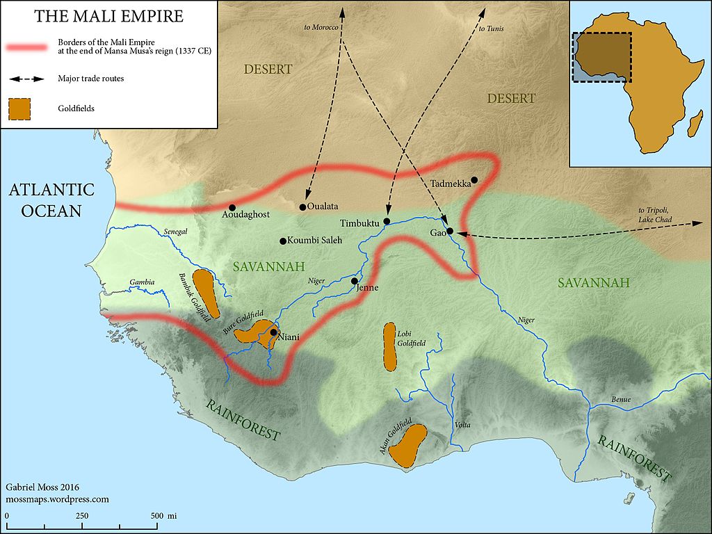 Expanse of the Mali Empire
