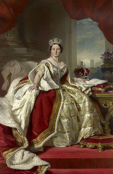Painting of Queen Victoria by Franz Xaver Winterhalter (1859)