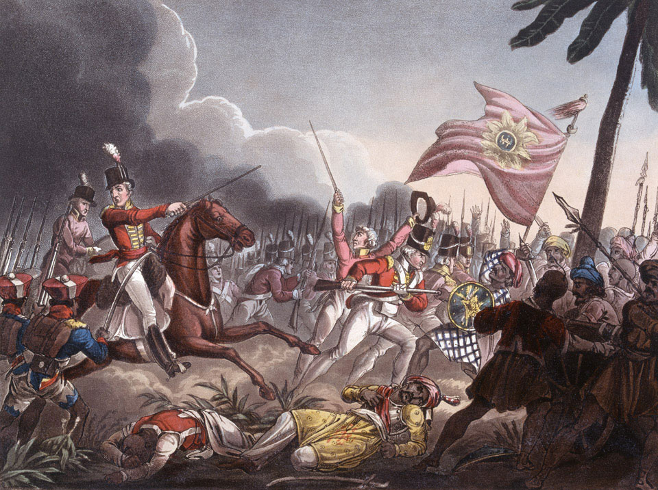 Arthur Wellesley at the Battle of Assaye