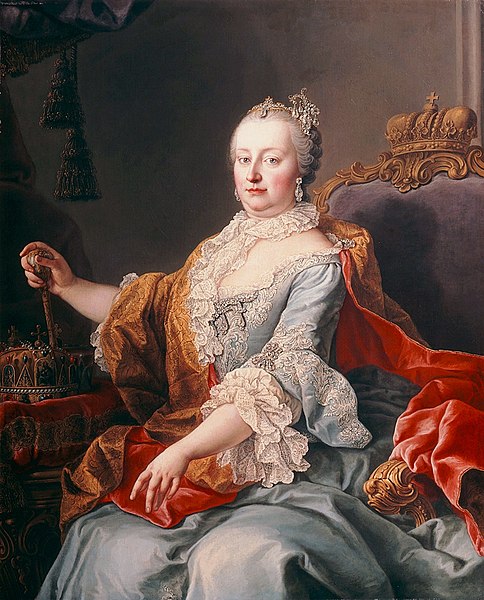 A 1759 portrait of Maria Theresa by Martin van Meytens.