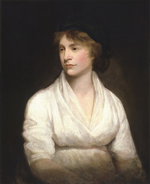 Portrait of Wollstonecraft by John Opie, c.1797