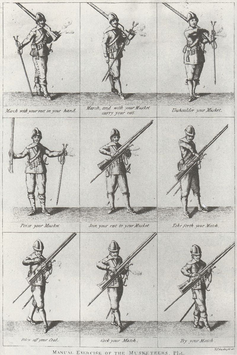 Drill manual for Musketeers