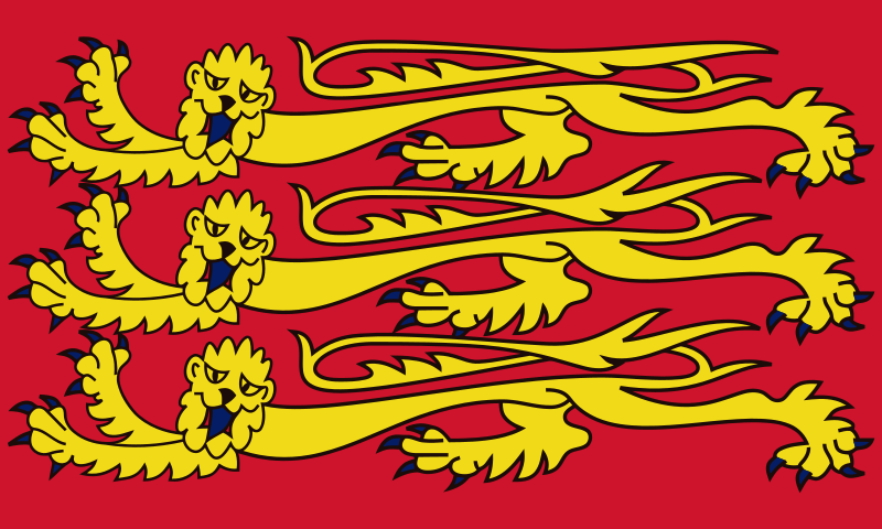 Royal banner of the Angevin Empire that was first used after 1198