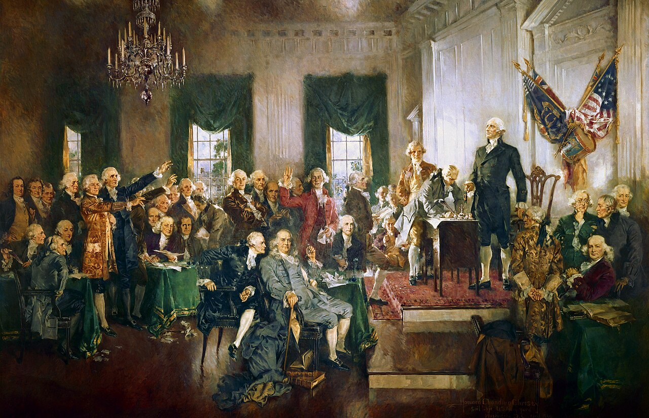 Signing of the Constitution of the United States