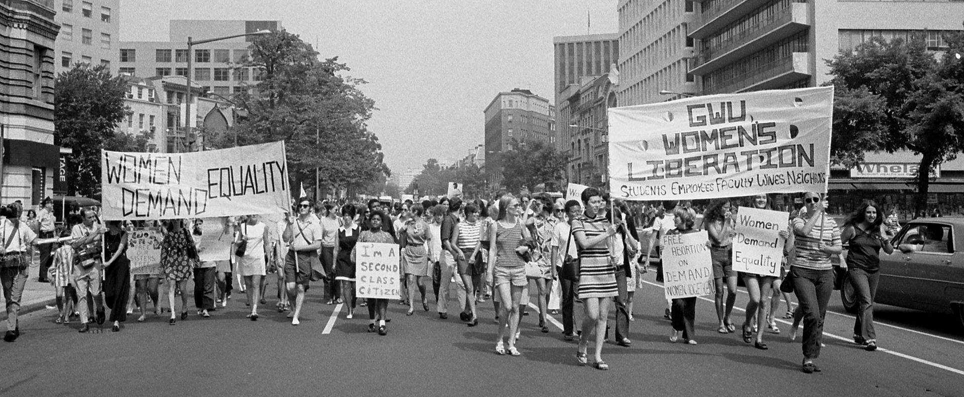 Women’s Liberation March from Farragut Square to Lafayette, August 1970