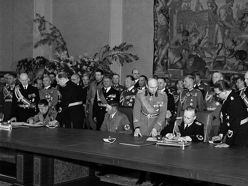 The signing of the Pact of Steel on 22 May 1939 in Berlin