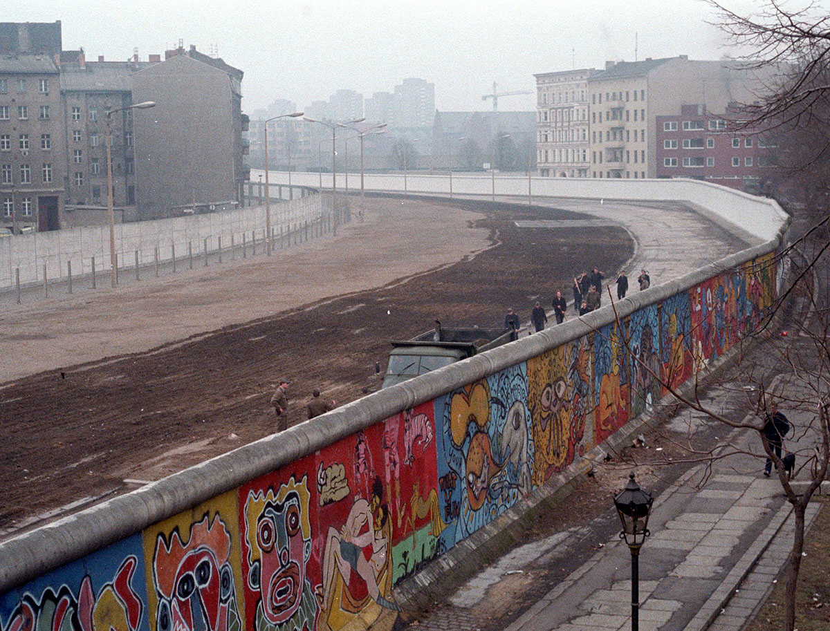 Berlin Wall in 1986
