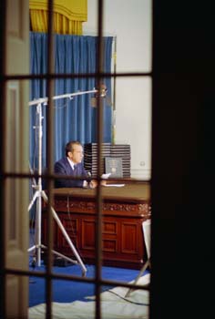 Nixon explaining release of edited transcripts